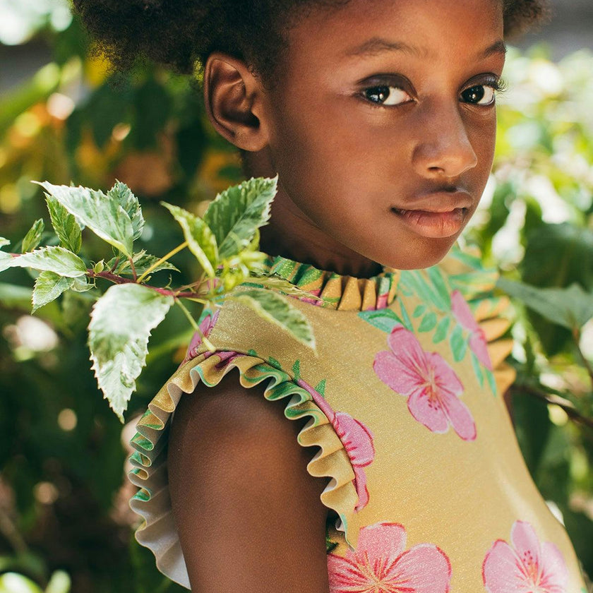 HIBISCUS AMARILLO SHINE - ALISSON ONE PIECE