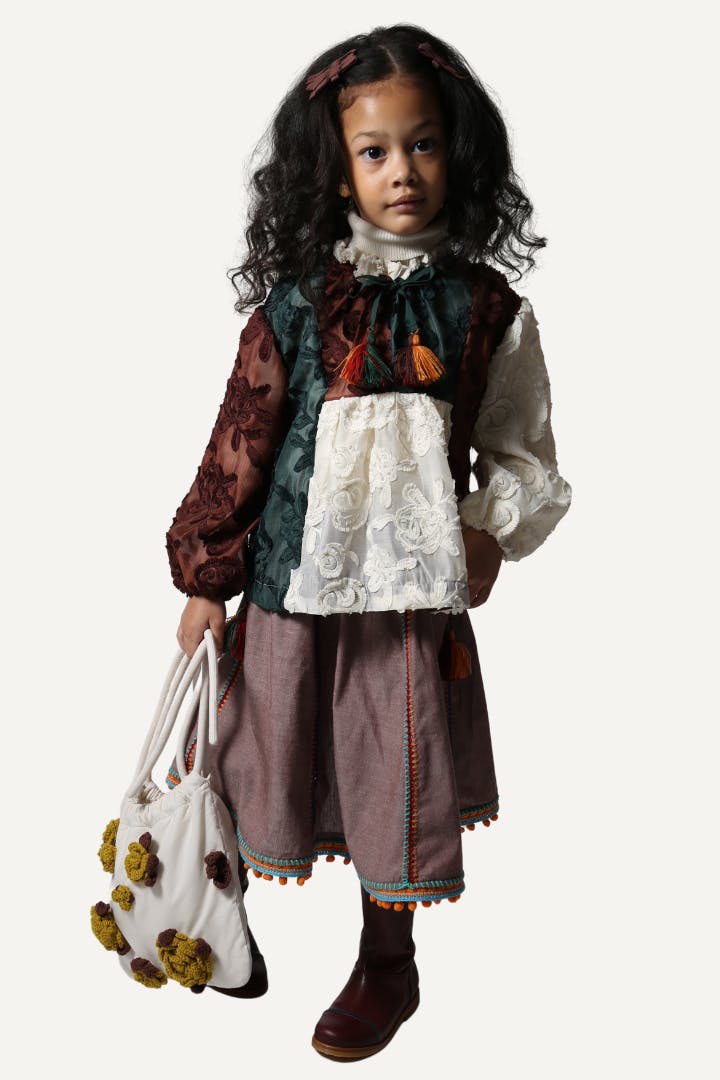 MAYA EMBROIDERED PEASANT SKIRT