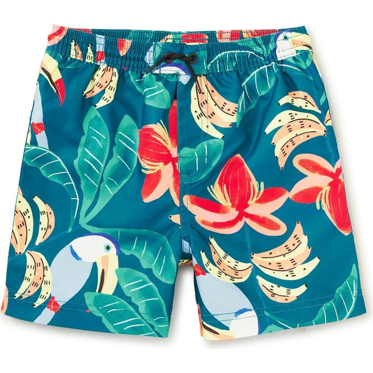 Mid-Length Swim Trunks, Multi