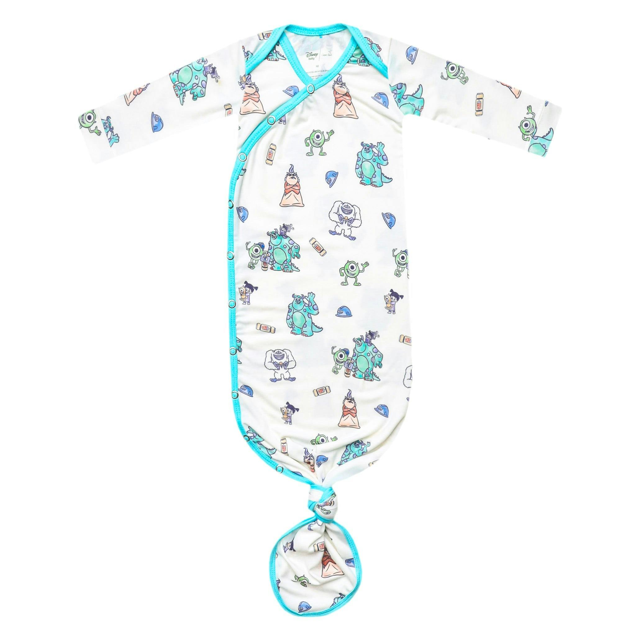 Newborn Knotted Gown - Monsters, Inc. Friends