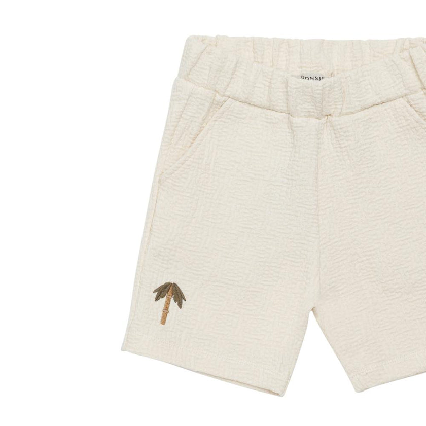 Ithri Shorts | Palm Tree | Warm White
