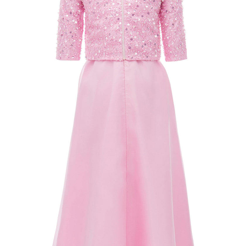 Pink Yasmina 2pc Organza Outfit