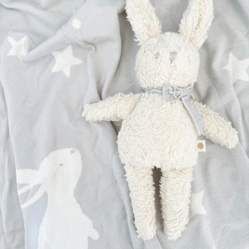 Star Moon Blanket Bunny Plush Toy Gift Set