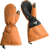 Foxdo Golden Elastic Long Cuff Mittens, Brown