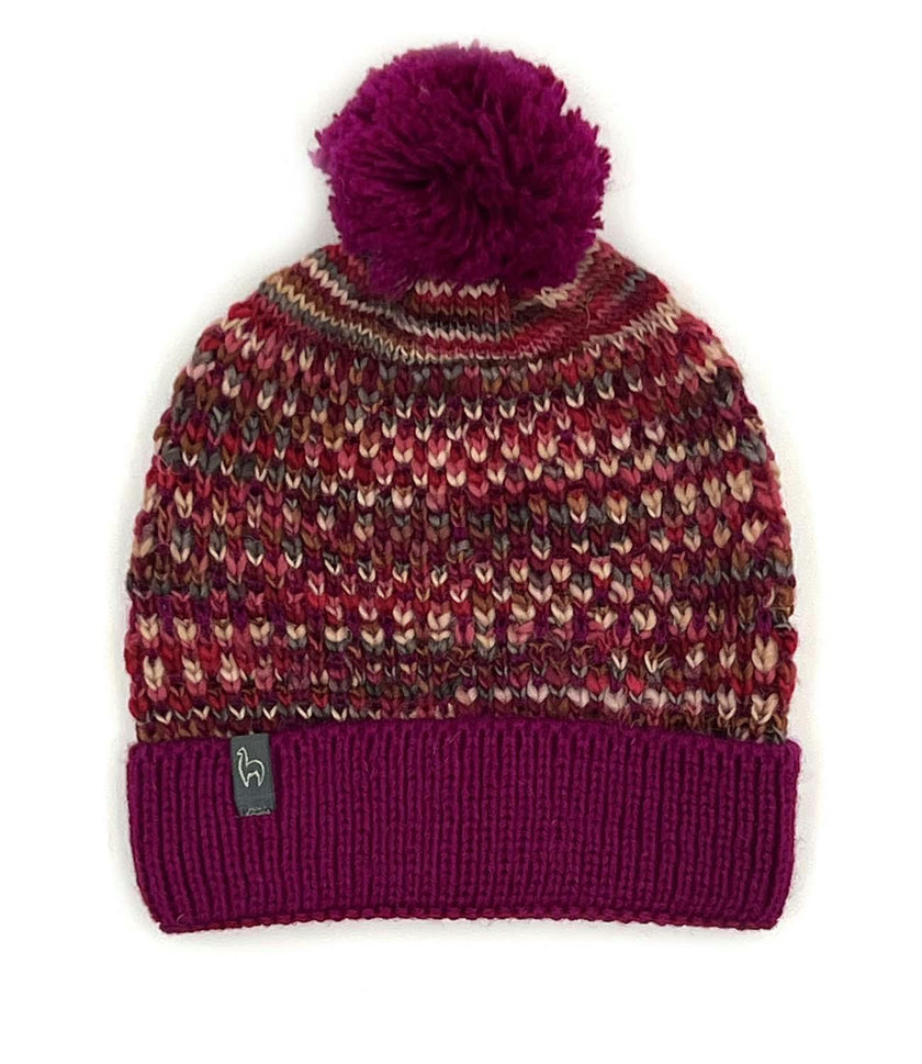 Kids Speckle Pom Pom Beanie