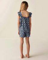 Girl's Twill Clara Short Set in Innkeeper Trellis