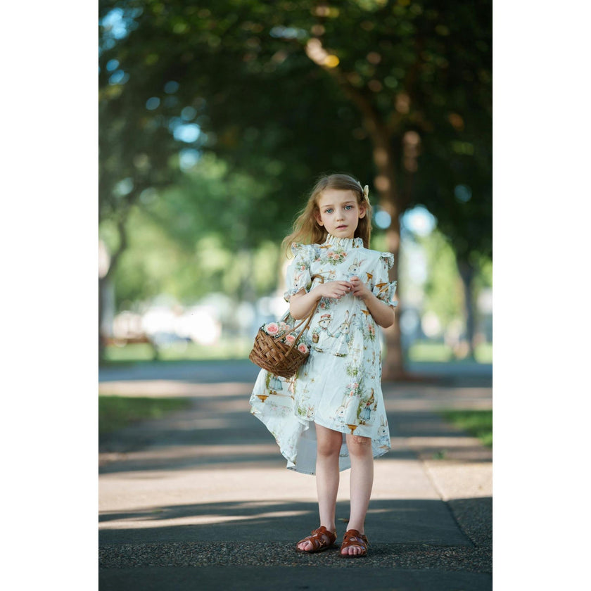 Aoki Dress-Bramble Rabbit Short Sleeve