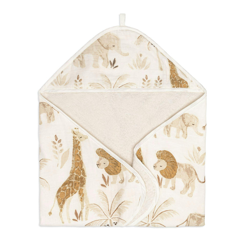 Kendi Safari Animal Hooded Baby Bath Towel