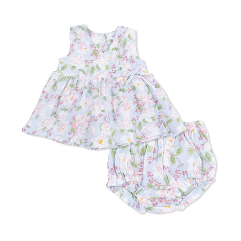 Magnolias - Kimono Dress and Bloomer