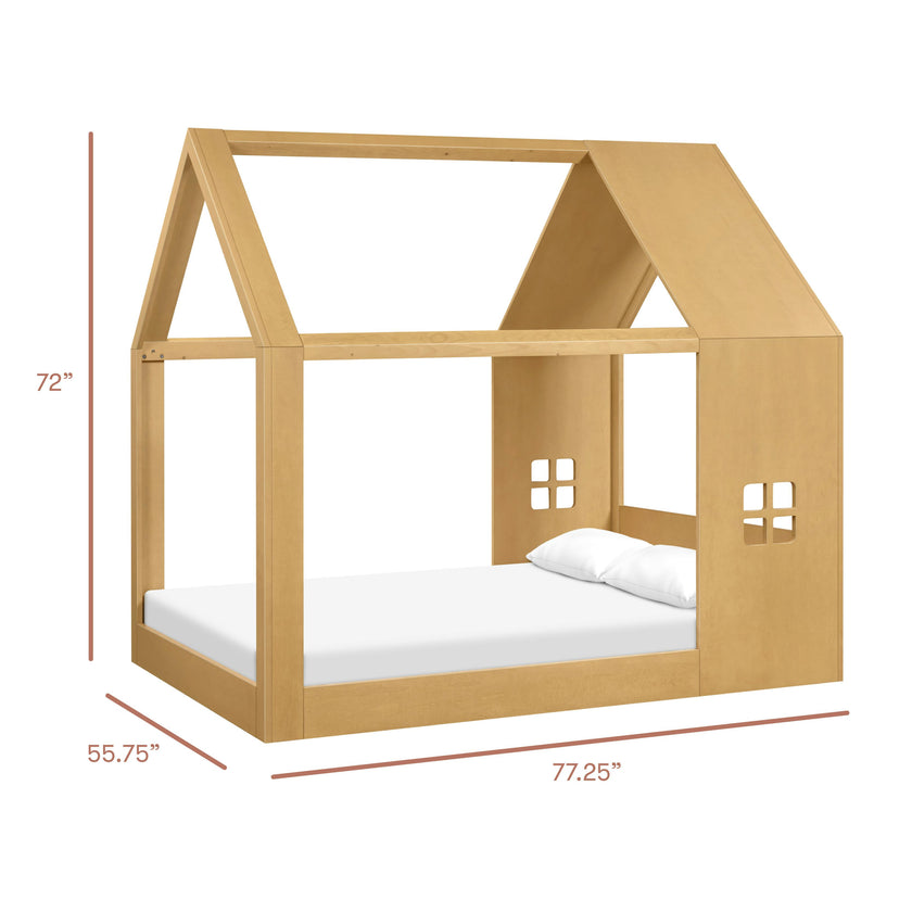 Uchi Montessori-Inspired House Full Bed in Honey