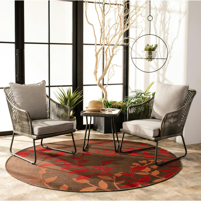 Jensen 3-Piece Rattan Outdoor Lounge Set