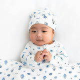 Eye Bamboo Swaddle & Beanie Set