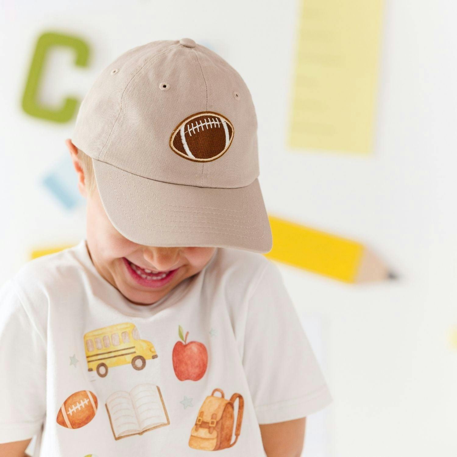 Football Patch Baseball Hat