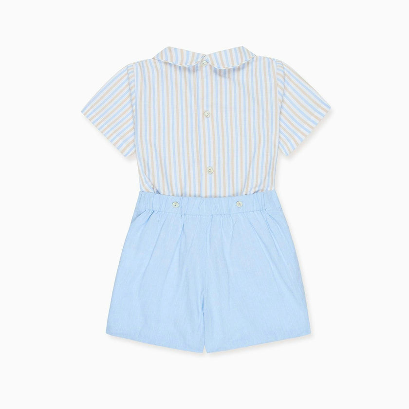 Caramel Stripe Mattia Baby Boy Set