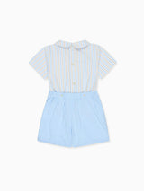 Caramel Stripe Mattia Baby Boy Set