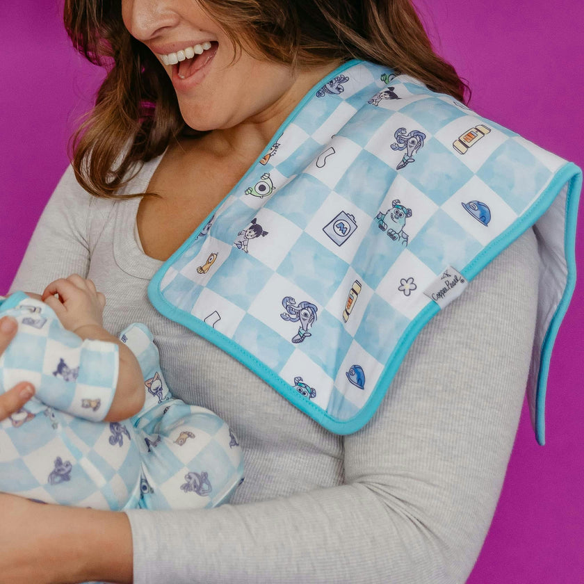 3 Pack Premium Burp Cloths - Monsters, Inc. Medley