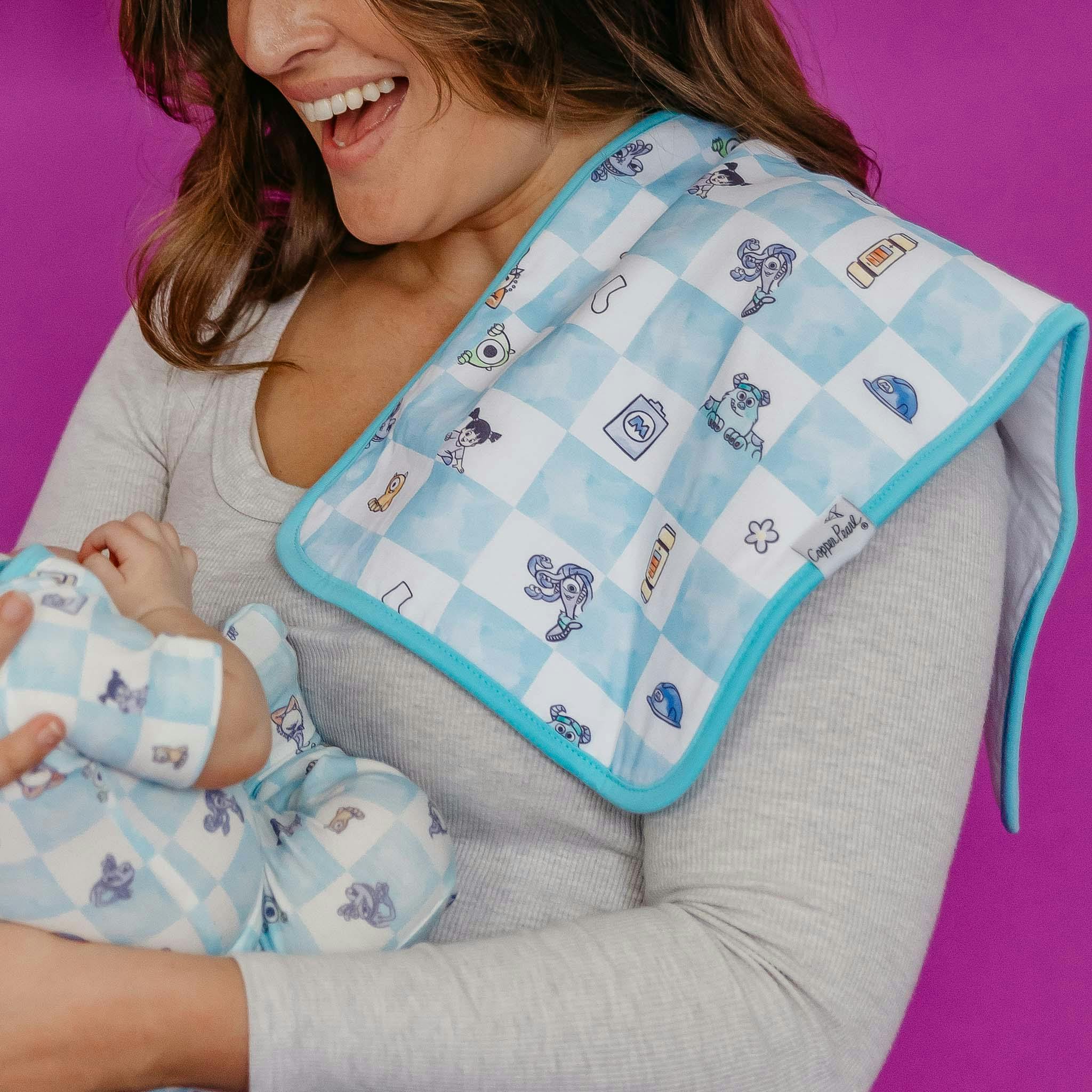 3 Pack Premium Burp Cloths - Monsters, Inc. Medley