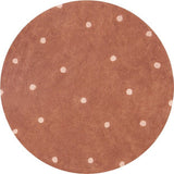 Round Washable Round Dot Rug