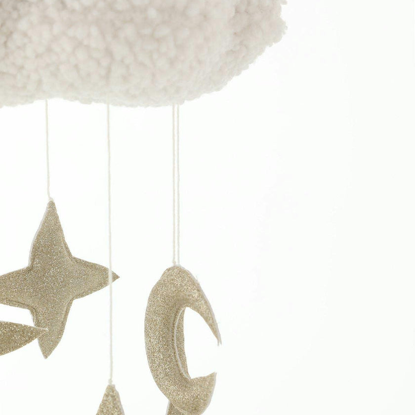 Cloud & Stars Baby Mobile