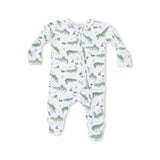 Crayon Alligators - 2 Way Zipper Footie