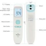 Non-Contact Forehead Infrared Thermometer - Blue