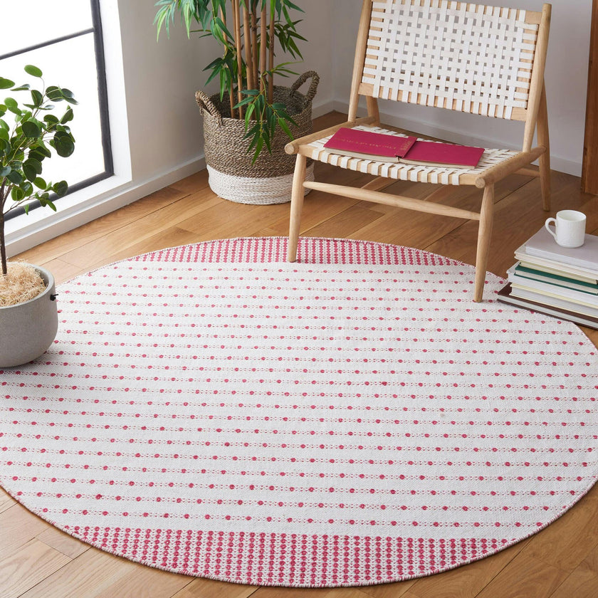 Montauk Dottie Rug, Red