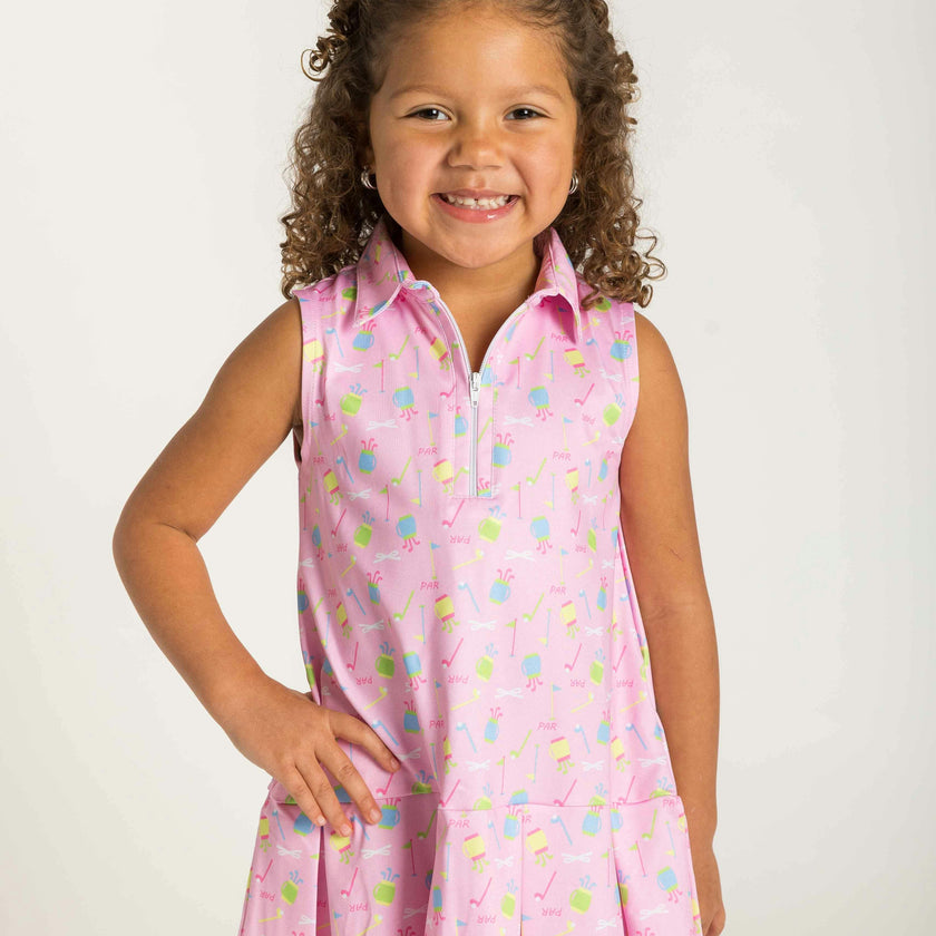 Golf Print Performance Knit Dress