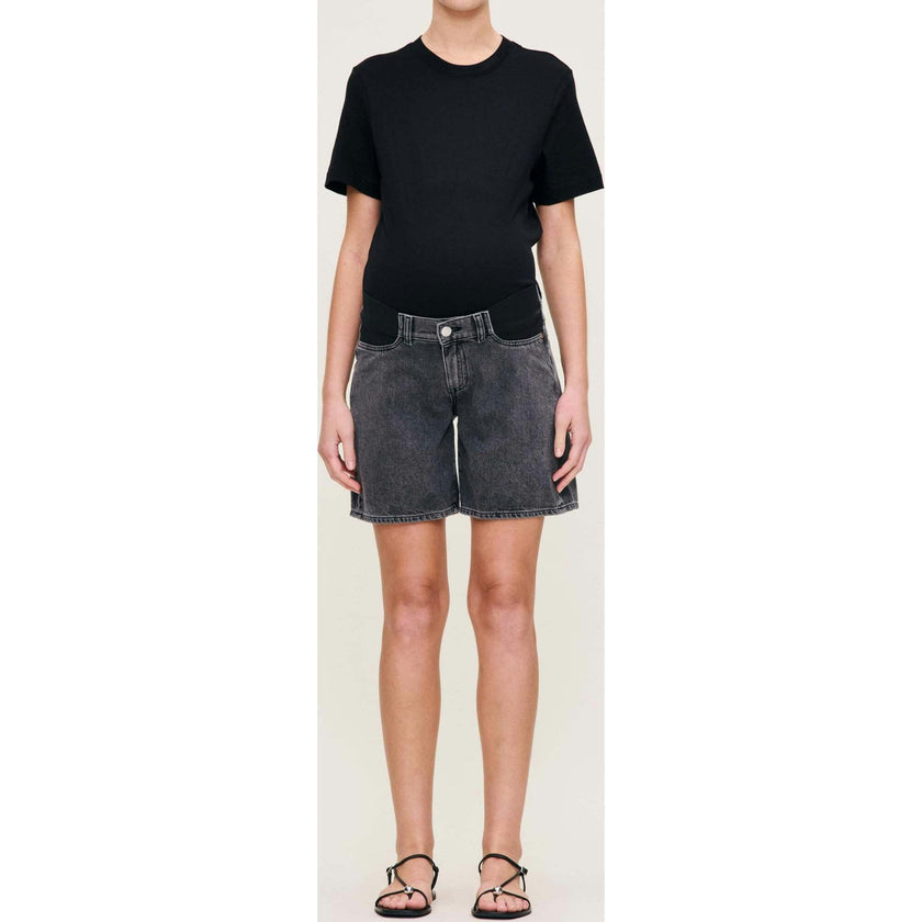 Taylor Jean Short Maternity Relaxed 7" | Nightshade