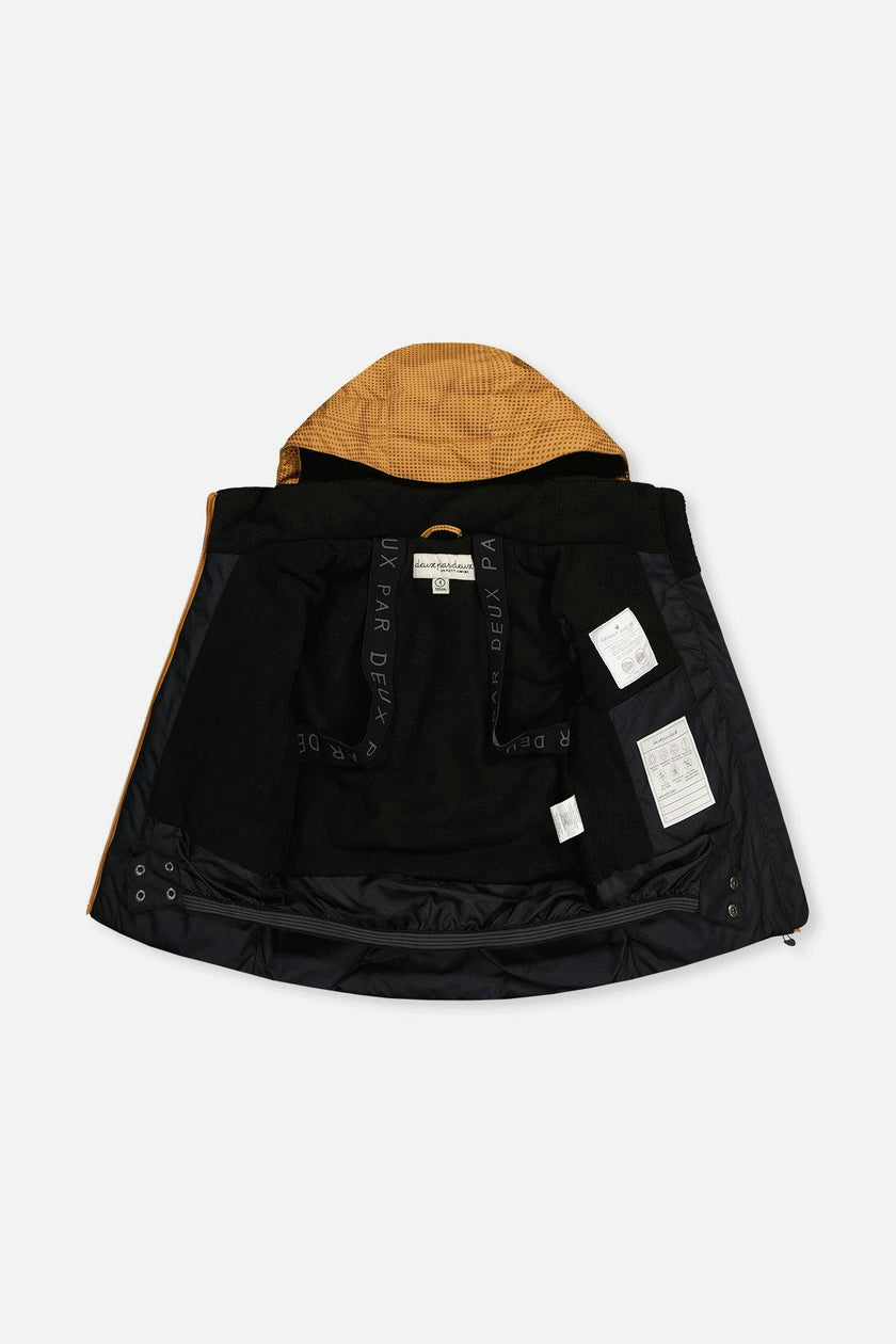 Two Piece Play Snowsuit Brown And Black With Brown Pants