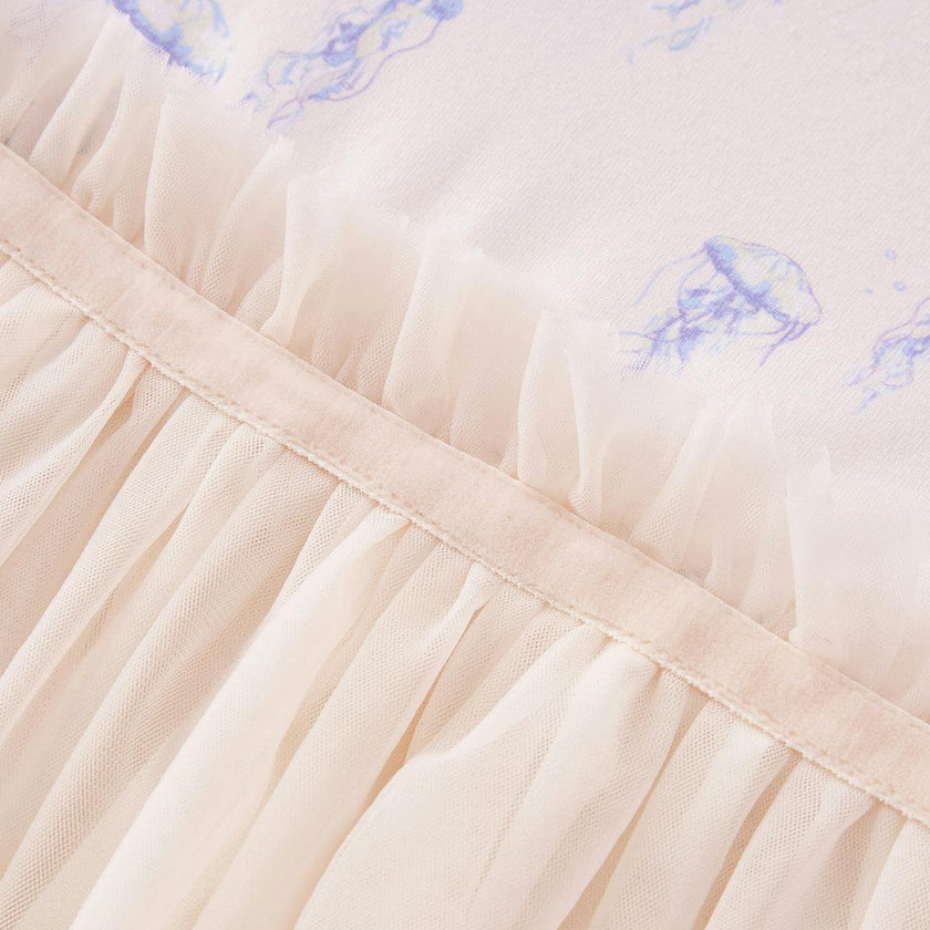 Sunset Jellyfish Cotton Stretch Ballet Dress