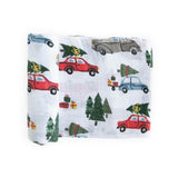 Cotton Muslin Swaddle Blanket - Holiday Haul