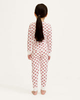 Kid's Pima Snug Fit Pajama Set in Blissful Bows