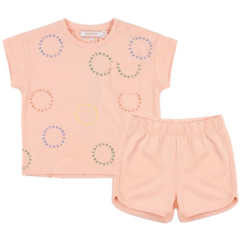 Two Piece Set with Pocket Tee