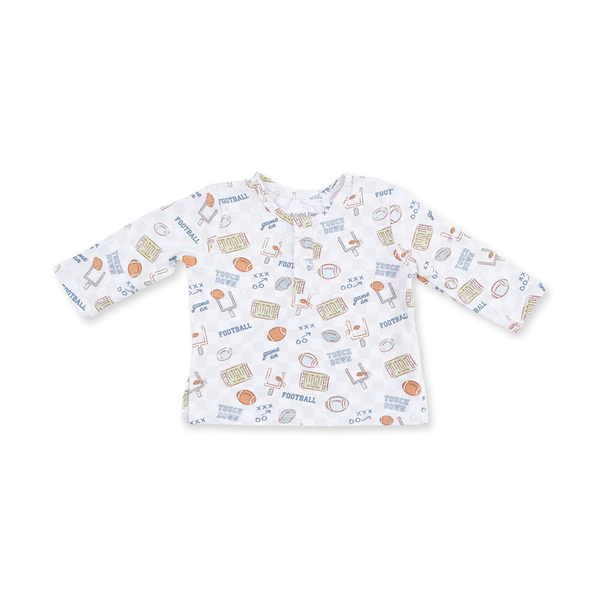 Football Check - Long Sleeve Henley Play Set
