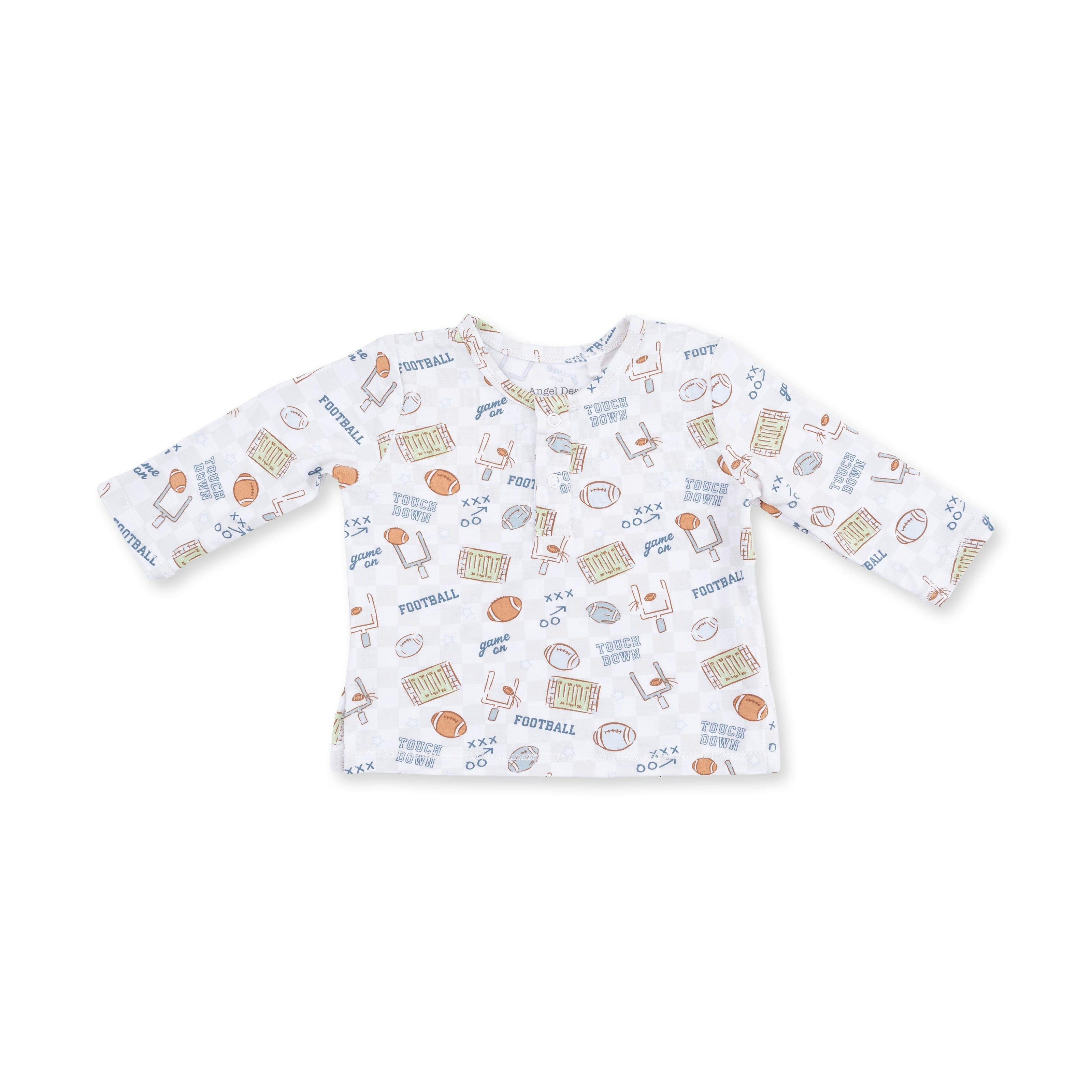 Football Check - Long Sleeve Henley Play Set