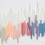 Meri Meri Dusty Pink Glitter Dipped Candles