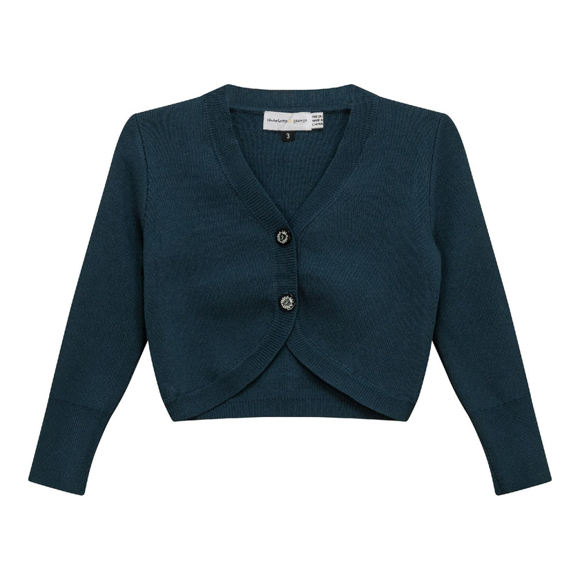 Tight Knit Cardigan Black