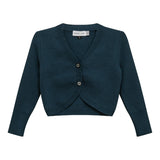 Tight Knit Cardigan Black