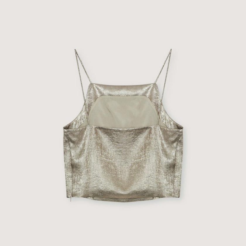 Saffron Woman Top Gold