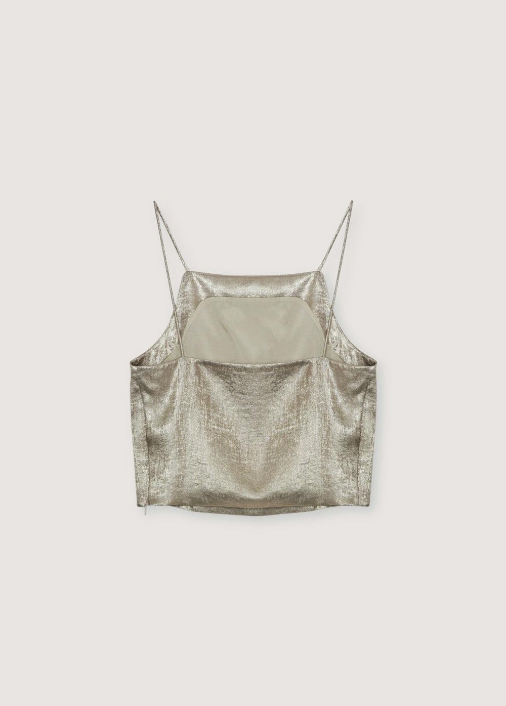 Saffron Woman Top Gold