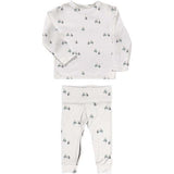 Footie Pajama Two-Piece, Grey