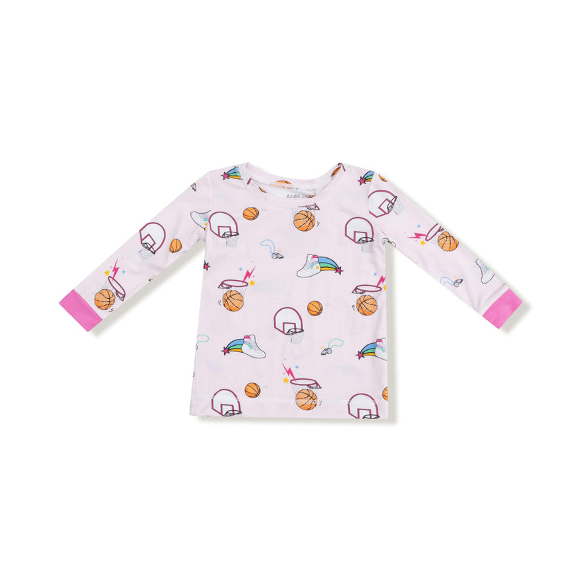Basketball Pink - Long Sleeve Loungewear Set