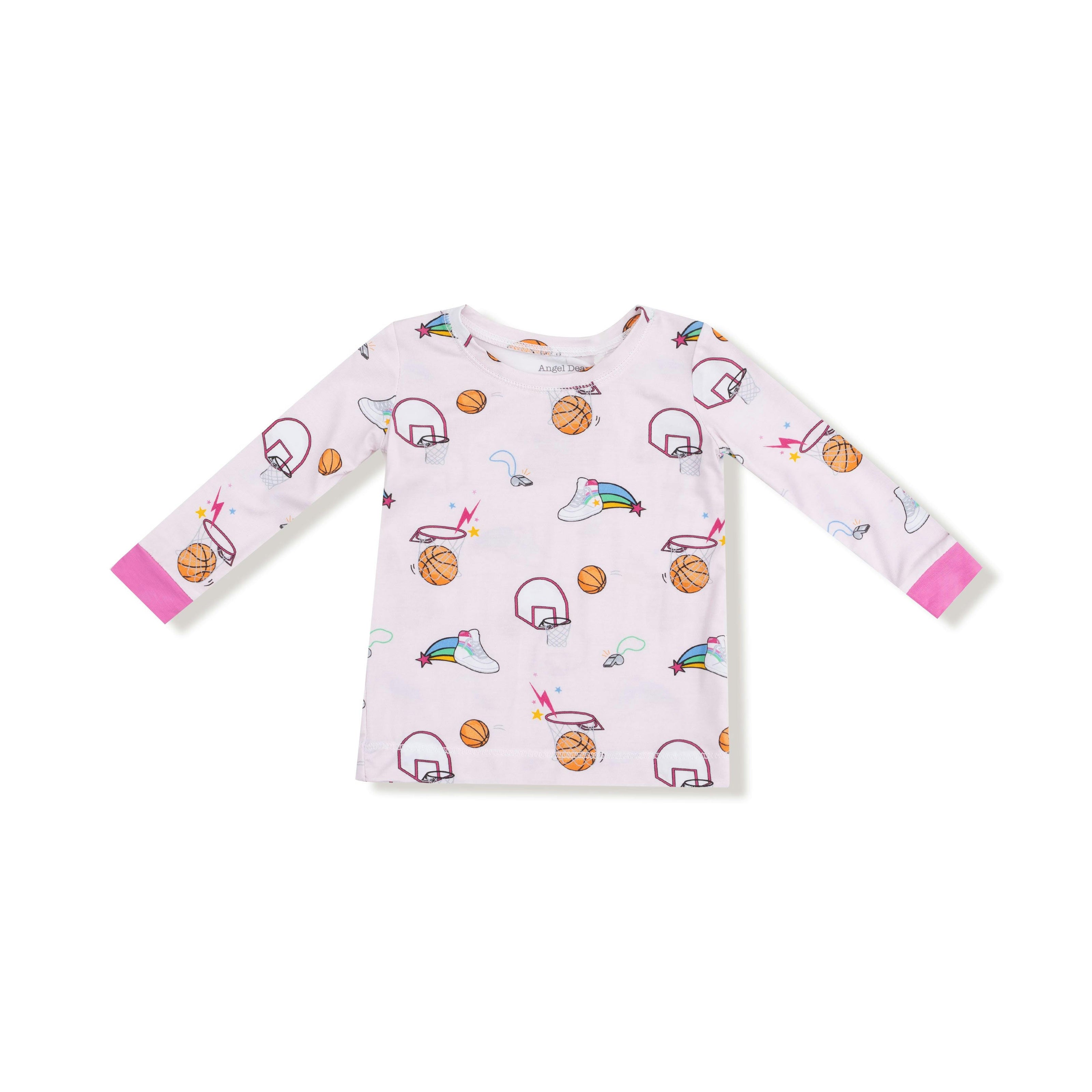 Basketball Pink - Long Sleeve Loungewear Set