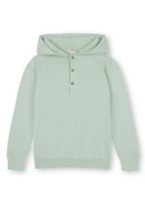Pale Green Cotton Hoodie