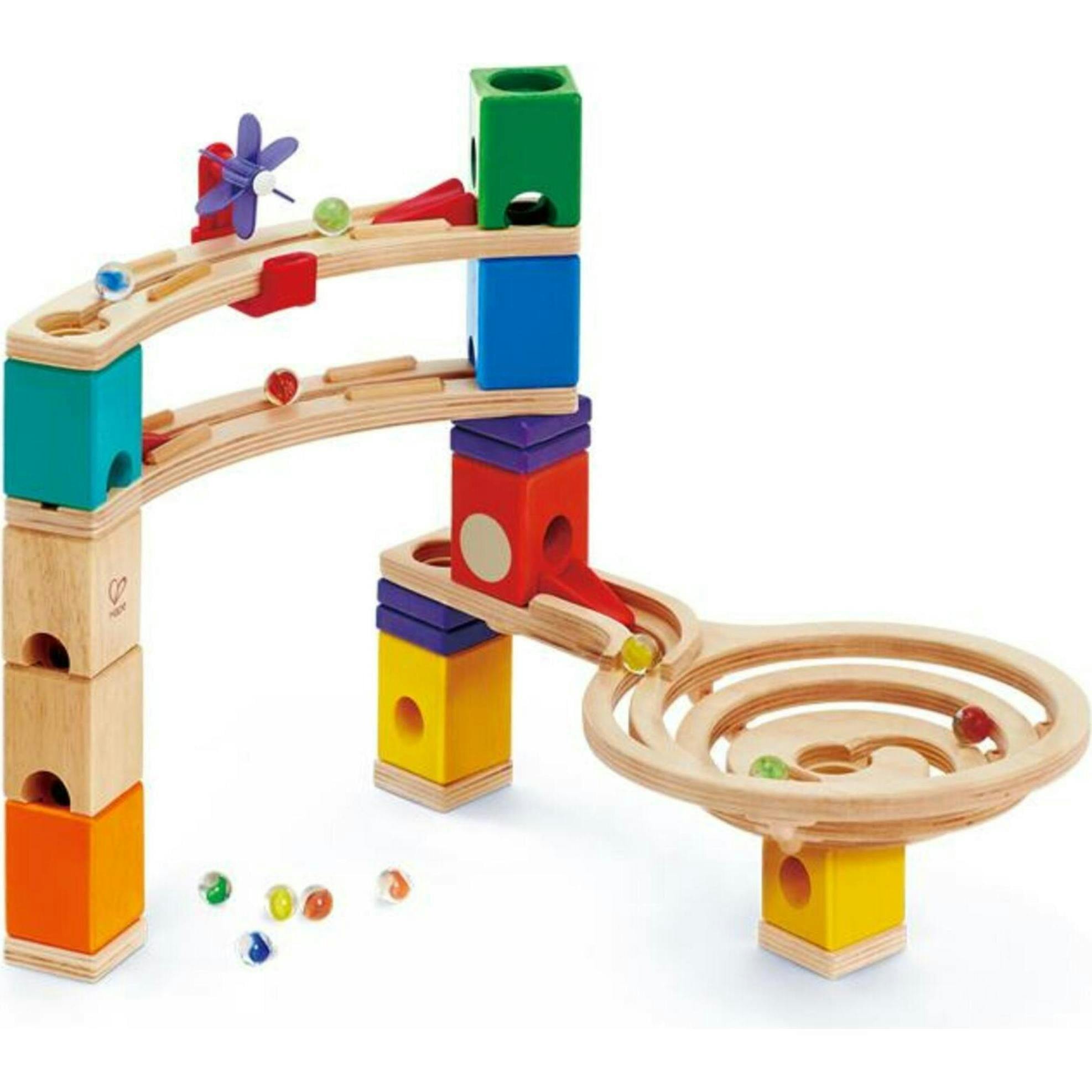 Quadrilla Wooden Marble Run DIY Construction