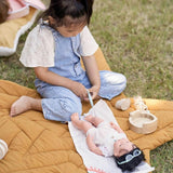 Wooden Care Set Doll Accessory Play Set for Potty Training