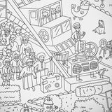EIFFEL TOWER COLORING POSTER