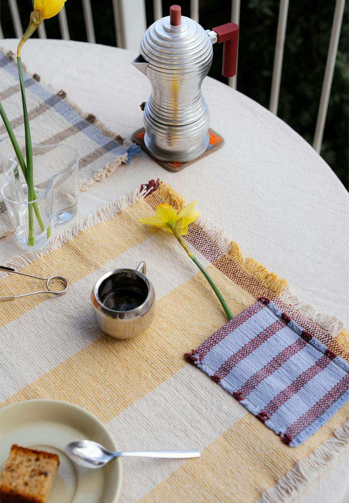 Set of 2 Handloom Placemats Pocket