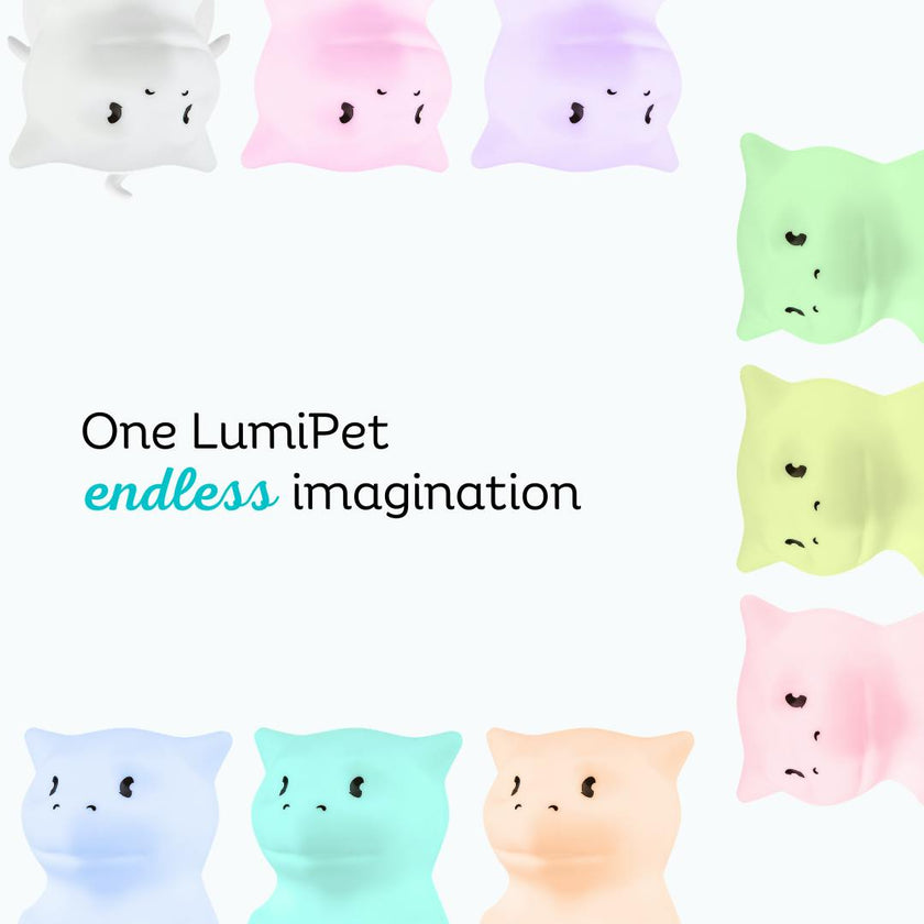 Dragon Night Light for Kids - Silicone Dragon Lamp | LumiPets®