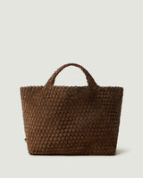 St. Barths Medium Tote Suede | Teak
